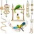 ZENITHMIND Jouets pour Oiseaux 8 Pièces avec Jouets