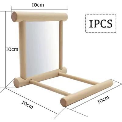 ZENITHMIND Oiseau Morsure Jouet Miroir