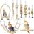 ZENITHMIND Jouets pour Oiseaux 9 Pièces avec Jouets