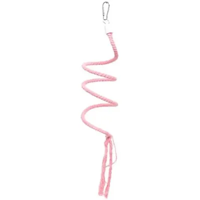 ZENITHMIND Jouet d'escalade pour perruches et calopsittes 150CM rose