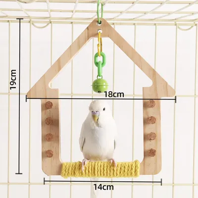 ZENITHMIND Balançoire pour petits oiseaux