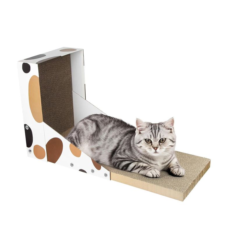 KPYTE Planche à gratter pour chat en forme de L