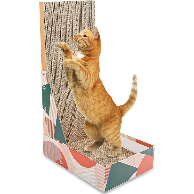 KPYTE Planche à gratter pour chat en forme de L