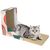 KPYTE Planche à gratter pour chat en forme de L