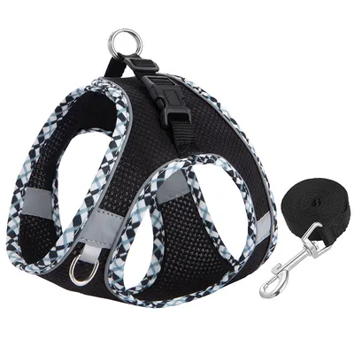 UAMLY Correa para gatos con tiras reflectantes