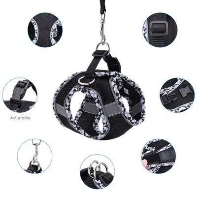 UAMLY Correa para gatos con tiras reflectantes