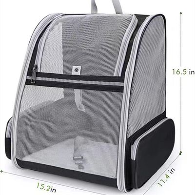 Sac à dos de transport pour animaux de compagnie, entièrement ventilé