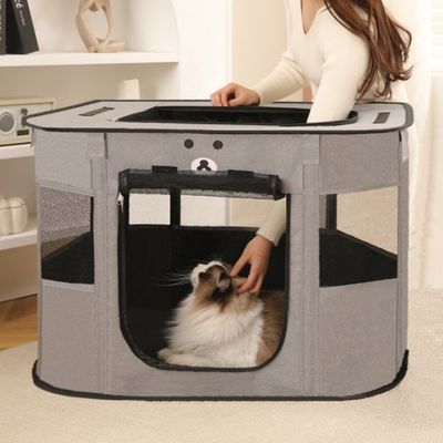 FurryFusion Parque de juegos plegable para perros
