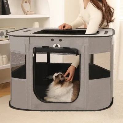 FurryFusion Parc pliable pour chien FurryFusion Parc pliable pour chien