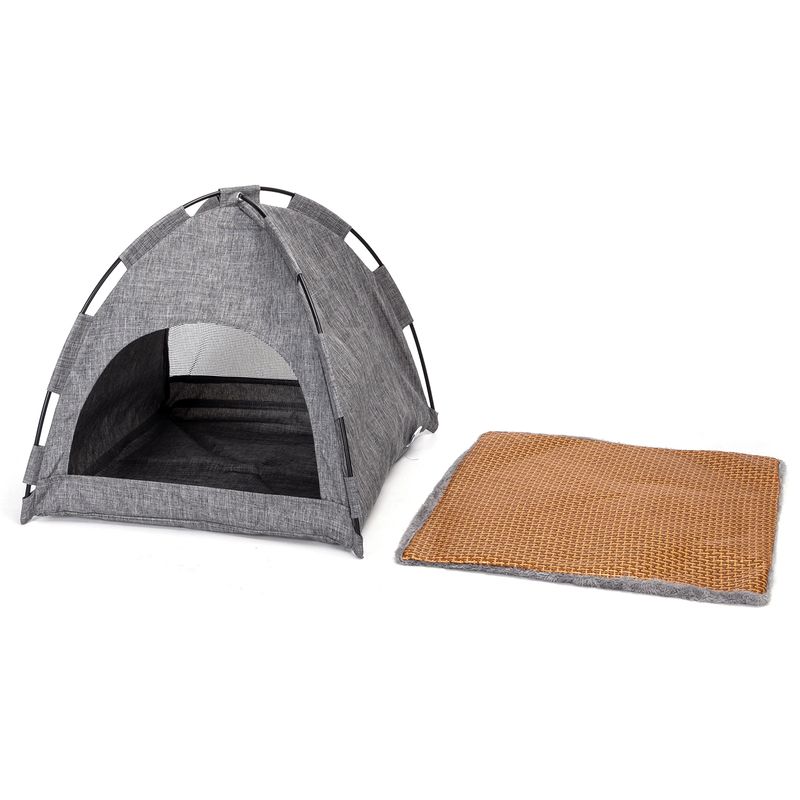 Tente pour chat à double usage hiver et été