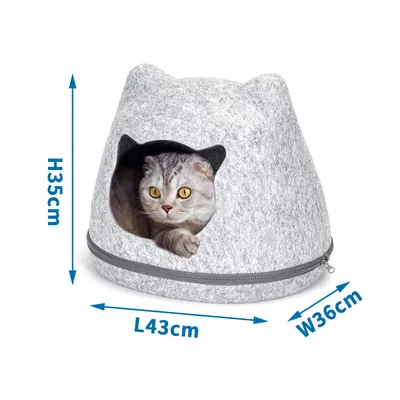 UAMLY Maison pour chat avec oreilles de chat