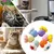 FurryFusion Lot de 6 Jouet pour chat en forme de fleur balle