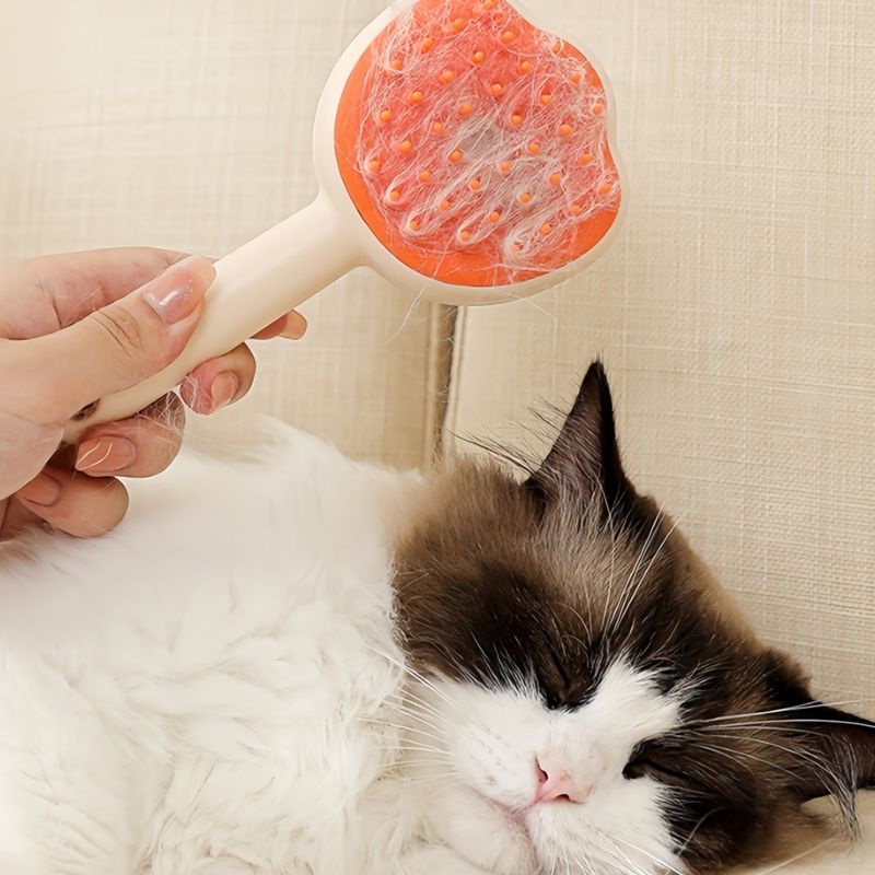FurryFusion Brosse à vapeur multi-usages pour animaux de compagnie