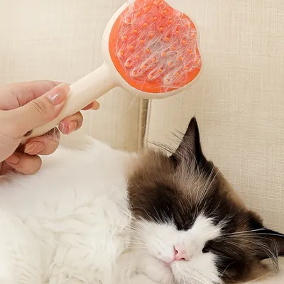 FurryFusion Brosse à vapeur multi-usages pour animaux de compagnie