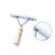 FurryFusion Peigne de toilettage pour chat avec manche en bois