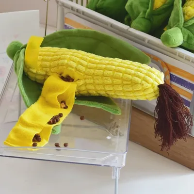 FurryFusion Jouet en forme de maïs pour chien et chat