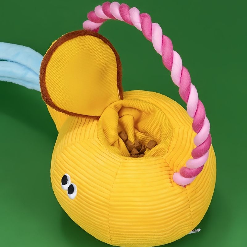 FurryFusion Jouet en peluche théière pour chat et chien