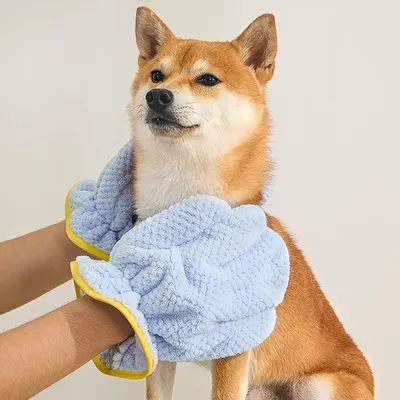 FurryFusion Gants de bain pour chats et chiens