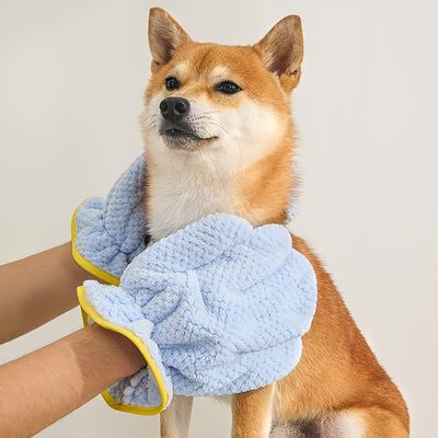 FurryFusion Gants de bain pour chats et chiens