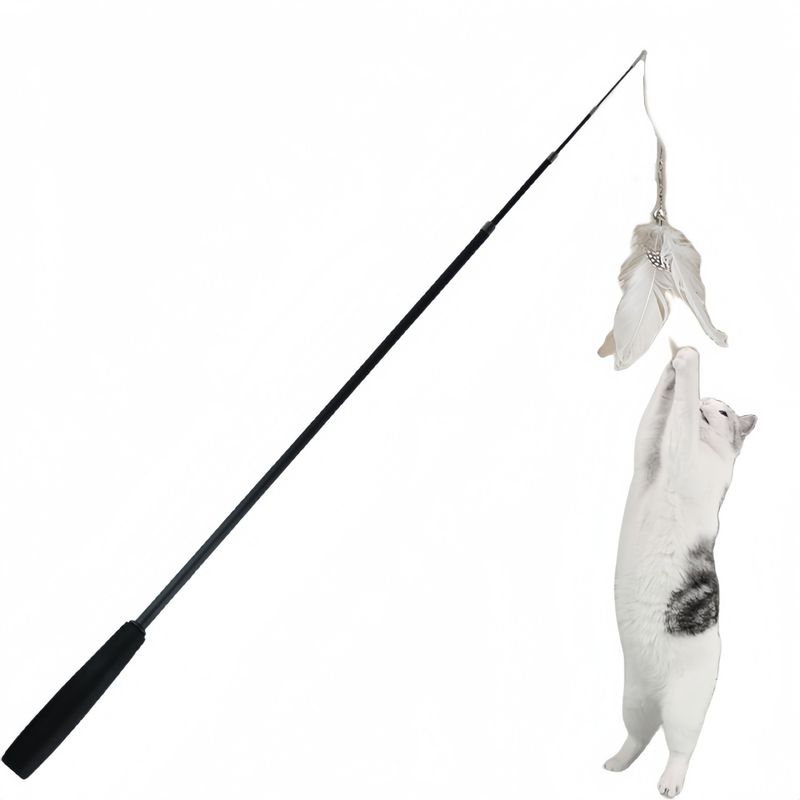 FurryFusion Baton pour divertir le chat télescopique