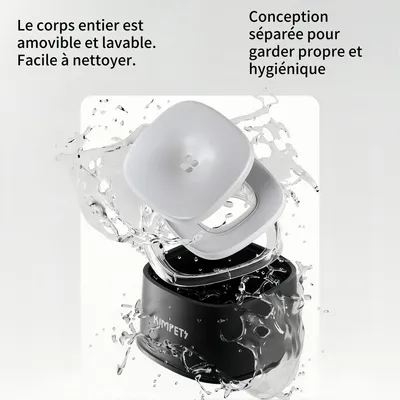 FurryFusion Bol d'eau flottant amovible pour chien