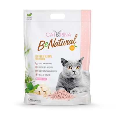 CAT&RINA BeNatural - Litière au tofu pour chats