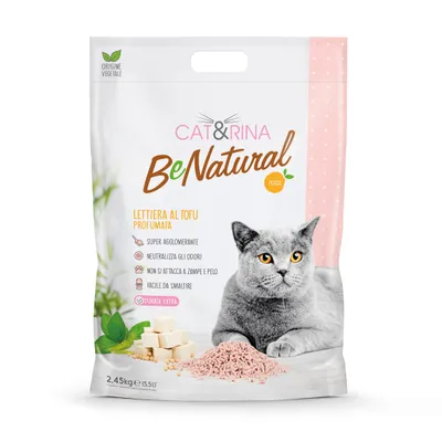 CAT&RINA BeNatural - Litière au tofu pour chats CAT&RINA BeNatural - Litière au tofu pour chats