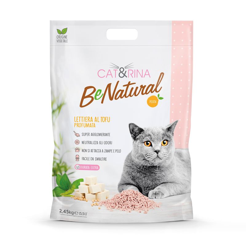 CAT&RINA BeNatural - Litière au tofu pour chats