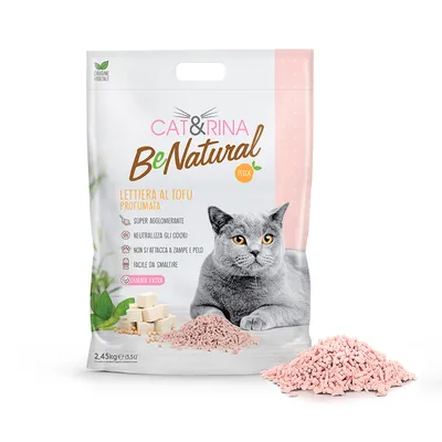 CAT&RINA BeNatural - Litière au tofu pour chats