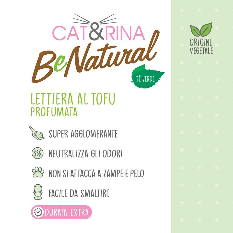 Litière Naturelle pour Chats en Tofu 5,5 L