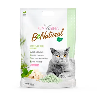 CAT&RINA BeNatural - Litière au tofu pour chats