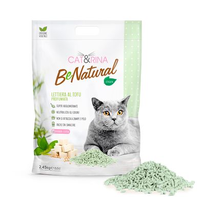 CAT&RINA BeNatural - Litière au tofu pour chats
