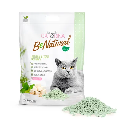 CAT&RINA BeNatural - Litière au tofu pour chats