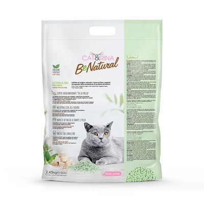 CAT&RINA BeNatural - Litière au tofu pour chats