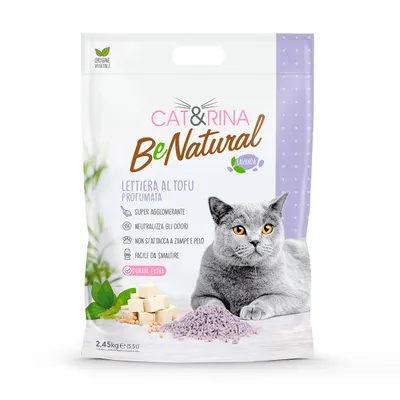 CAT&RINA BeNatural - Litière au tofu pour chats CAT&RINA BeNatural - Litière au tofu pour chats