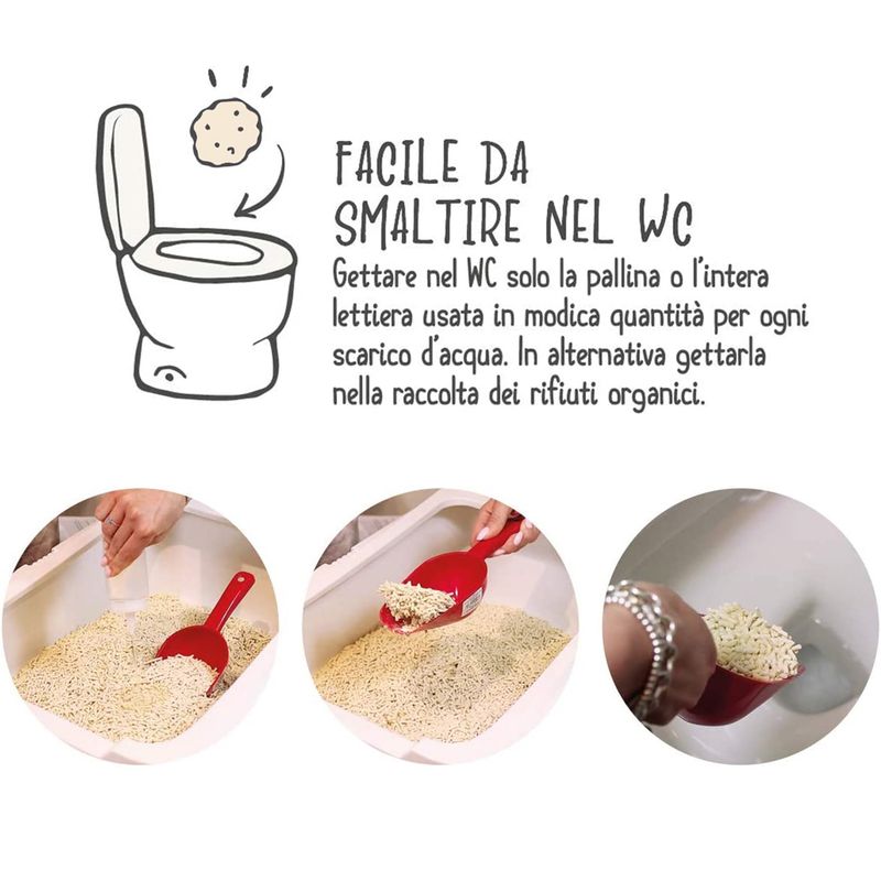Litière Biologique pour Chats au Tofu 5,5 L