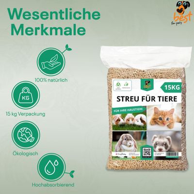 Best For Home Pet Litter Natural Wood Granules