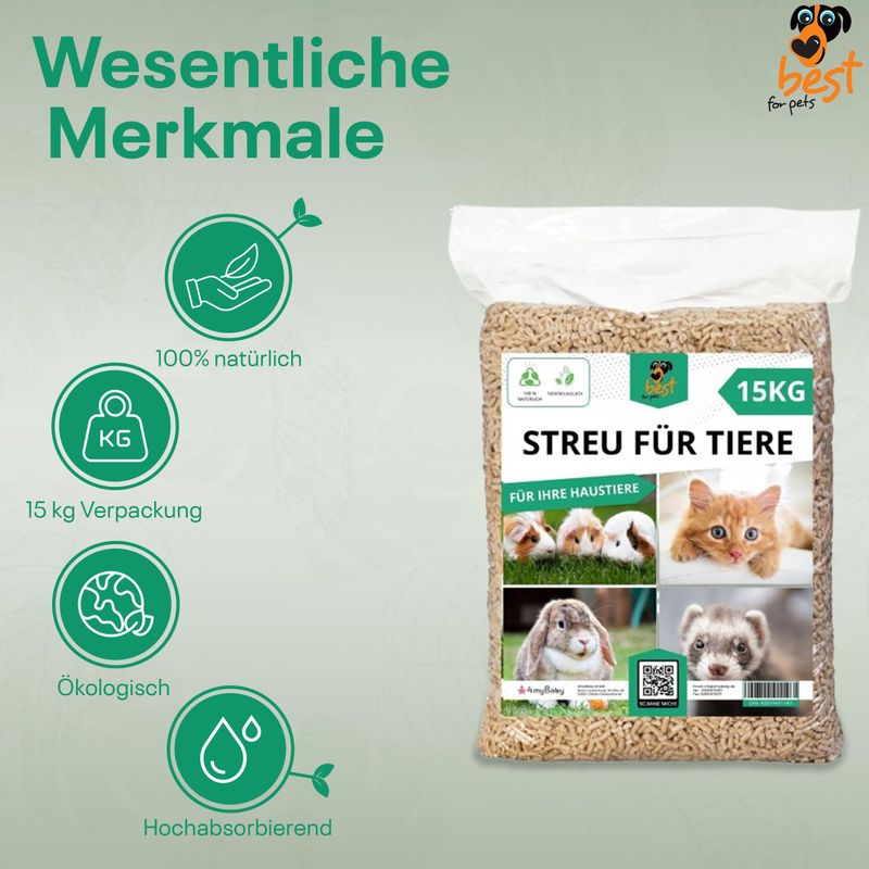 Best For Home Pet Litter Natural Wood Granules