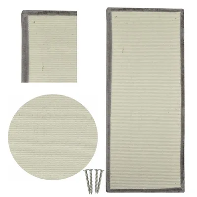 nanook Tapis à griffer mural/sol – 110x45 cm, sisal, bord peluche