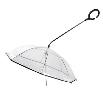 UAMLY Laisse parapluie transparente pour chien