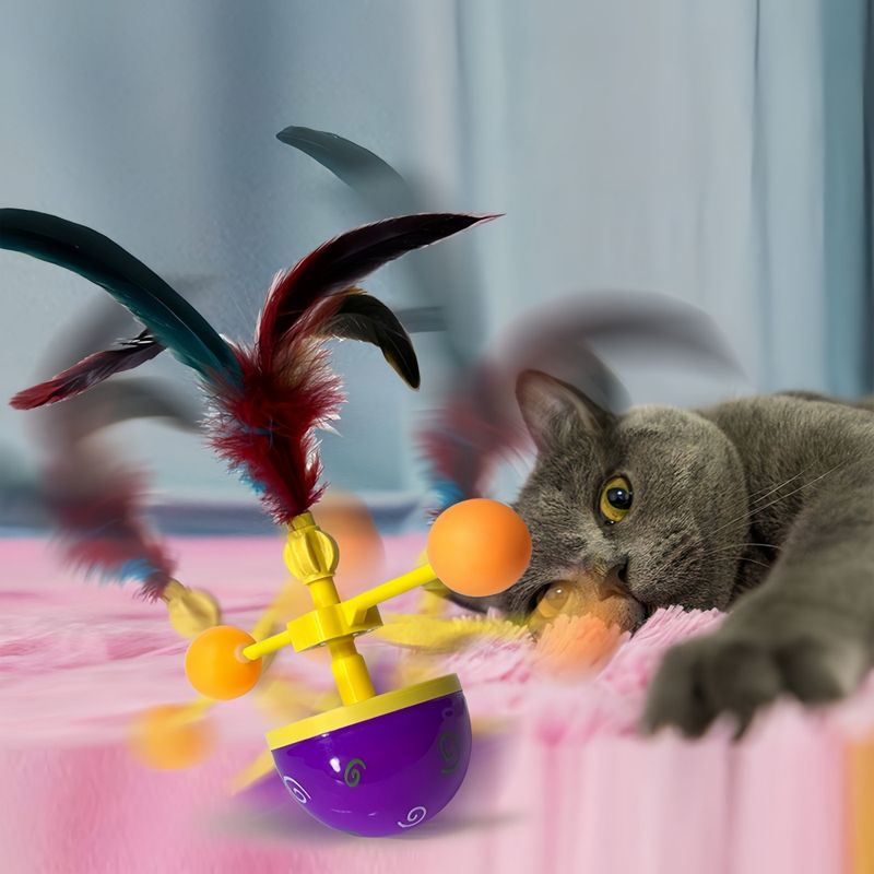 FurryFusion Jouet pour chat Tumbler