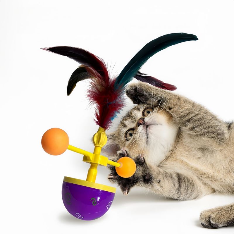 FurryFusion Jouet pour chat Tumbler