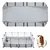 FurryFusion Tapis imperméable pour cage de petit animal 61x121cm FurryFusion Tapis imperméable pour cage de petit animal 61x121cm