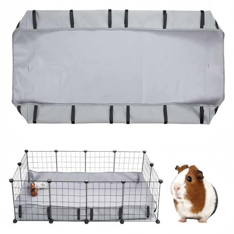 FurryFusion Tapis imperméable pour cage de petit animal 61x121cm