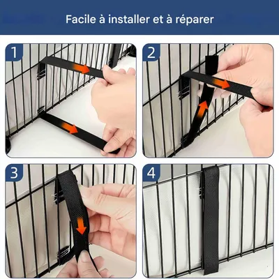 FurryFusion Tapis imperméable pour cage de petit animal 61x121cm FurryFusion Tapis imperméable pour cage de petit animal 61x121cm