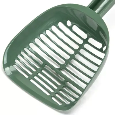 Pelle à litière à double crépine antiadhésive