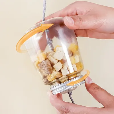 FurryFusion Juguete colgante para gatos que gotea comida