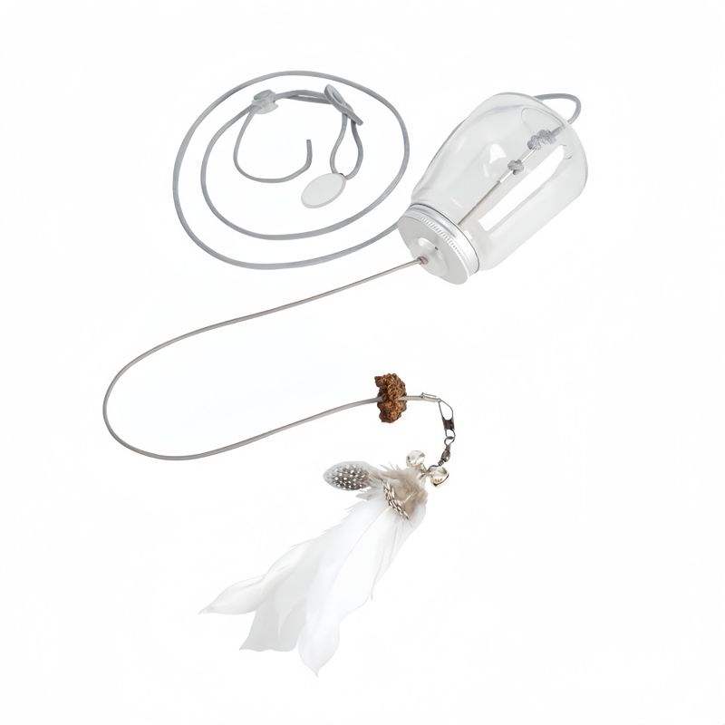 FurryFusion Jouet suspendu pour chat qui fuit de la nourriture