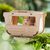 FurryFusion Maison pour hamster avec chariot de petit-déjeuner