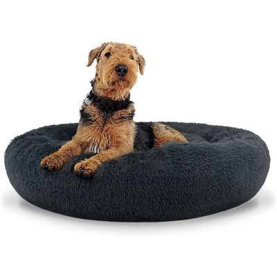 Best For Pets Fluffy Paws Pet Bed Plush Donut Dog Bed